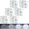 litogo 6 Pack Fairy Lights Battery Operated with Timer, 33FT 100LED Twinkle