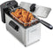 Hamilton Beach Professional Style Electric Deep Fryer, 1500 Watts, 3 Liters, Stainless Steel