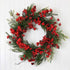 16 Pack GREENTIME Artificial Red Berry Stems Holly for Christmas Tree Decorations for New Year's Eve Decor, Holiday