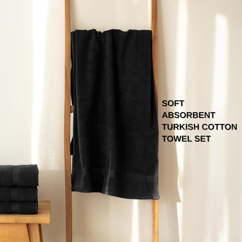 SALBAKOS 100% 6-Piece Set 2 2 2 Sets 6 Set) Turkish Cotton Towel | Premium Quality Hotel & Spa Collection | Soft, Super