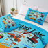 Set Set,Car Set1 2 Boys Construction Vehicles Truck Comforter Twin,Christian Kids God Says I Am Construction Bedding