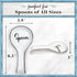 Home Acre Designs Spoon Rest for Kitchen Counter, White Ceramic Spoon Holder for Cooking & Counter Protection