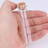 MaxMau 100 Sets of 20ml Glass Bottles with Cork Stopper, Small Clear Jars for Wedding Favors, Art Crafts