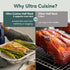 Oven-Safe, Dishwasher-Safe 100% Stainless Steel Cooling and Baking Rack Set - Heavy Duty 8.5x12-inch, Set of 2