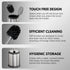 ToiletTree Products Toilet Brush with Lid, Sleek Toilet Bowl Brush and Holder Set