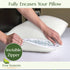 Four Seasons Essentials Body Size Waterproof Pillow Protector, Natural Viscose Bamboo Pillow Covers, Hypoallergenic