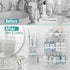 Shower Caddy 5 Pack, Bathroom Organizer Rack for Inside Shower, Adhesive Shelf, Shampoo Holder