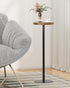 TUTOTAK Tall Round Side Table, Small End Table, Beside Table, Drink Table,