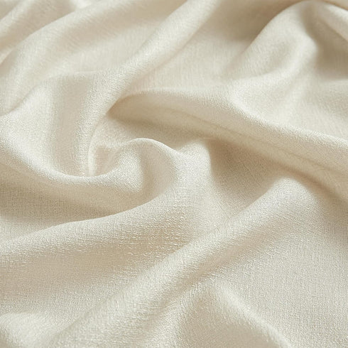 Melodieux Beige Semi Sheer Curtains, 63 Inch Length for Bedroom Living Room, 2 Panels, Light Filtering Home Office