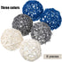 Yaomiao 6 Pieces Wicker Rattan Balls, Decorative Orbs for Craft, Party, Wedding Table Decoration