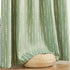 jinchan 95% 84 inch Set 2 Blackout Bohemian Moon Phase Print Bedroom Curtains Long sage Green Pole Pocket Rear tab