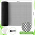 15.7IN 16.4FT 0.35" Unves Chicken Wire Plastic Mesh, x Fencing for Poultry Floral Dogs Rabbit Pets Barrier Netting