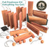 Cedar Blocks for Clothes Storage, Cedar Balls for Closets and Drawers -25 pcs, Including 15 Hang-ups and 10 Balls- Aromatic Cedar Blocks For Closet