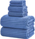 6-Piece Bath Towel Set(30"x60"), 2 Large Bath Towel Sheets, 2 Hand Towels
