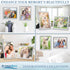 Icona Bay 8x10 Picture Frames, Silver, 6 Pack, Contemporary Picture Frame Set, Wall Mount or Table Top