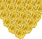 20 Pcs Gold Rose Head Flowers Without Stem - 3 Inch Silk Rose Fake Flowers for DIY Decoration