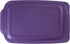 Replacement Lid Cover for Pyrex 3 QT Glass Baking Dish, Casserole Container 233-PC (Purple)