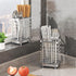 Kitchen Utensil Drying Rack - 304 Stainless Steel Drainer Basket for Flatware Storage on Kitchen Counter