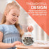Fish Bowls for Drinks - 6 Pack - 16 Oz BPA-Free Small Plastic Ivy Bowls for Crafts, Mini Fish Bowls, Candy Dishes