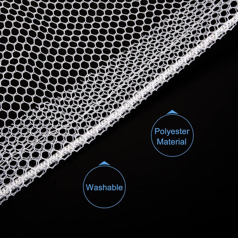 MECCANIXITY Electric Fan Dust Cover, 16 Inch Lace Decor Washable Dustproof Guard Mesh Net, Pack of 3