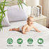Twin Size Waterproof Mattress Protector, 40% Rayon Bamboo Cooling Mattress Pad Cover, Breathable Fitted
