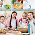 Silicone Kitchen Cooking Utensils Set, 5 Pcs Heat Resistant Spatula Set for Baking Cooking Mixing, Dishwasher Safe