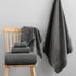 Set 6 Sets 2 2 2 650GSM REDKISS Dark Gray Towels Piece Cotton Towel with Bath Towels, Hand, Washcloths, Hotel Quality