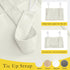 NICETOWN Classroom Door Window Cover, Blackout Shades for Door Windows, Faux Linen French Door Curtain, W8 x L36, 1