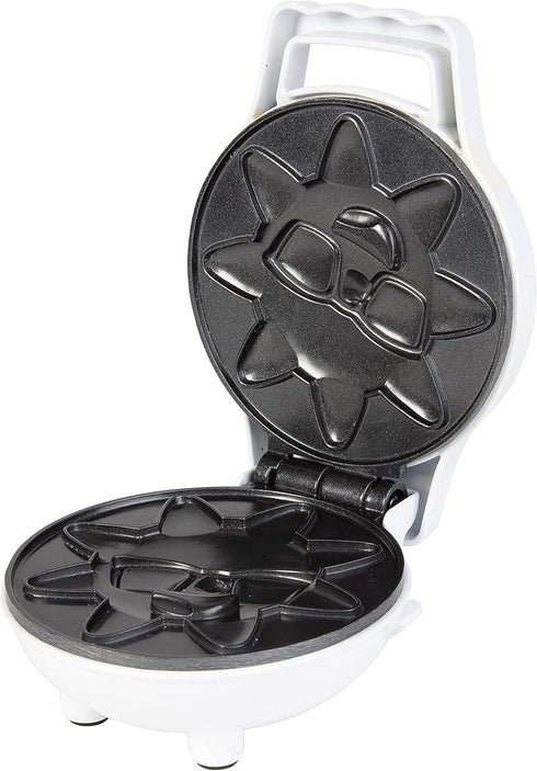 Rise & Shine Mini Sun Waffle Maker, Personal-Sized 4" Sunshine Smile Waffles for Kids and Adults, Non-Stick