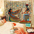 FEASRT Egyptian Gods Tapestry, Ancient Hieroglyphic Wall Hanging for Home Bedroom Living Room Decor, 80x60 Inches