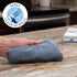 12 12 6PK 3X 3X S&T INC. Dish Cloths for Washing Dishes, Microfiber Cleaning Cloth for Home, Blue/Plaid, in. x in.