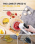 SHARDOR Hand Mixer Electric, 6 Speed & Turbo Handheld Mixer with 5 Stainless Steel Accessories, Snap-On Storage Case