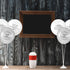 Gejoy 60 Pieces Memorial Balloons for Funeral Remembrance, White and Silver Balloons for Celebration of Life
