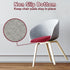 Cushions,17" 15" Wine Red Kitchen Chairs Cushions Non Slip Foam Office Seat Cushions Washable Soft Thick Pads Large