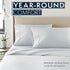 King Size Sheets Set - 4 pc Bed Sheets & Pillowcases, Soft Breathable Microfiber with Deep Pockets
