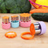 24pcs Vegetable Cutter Shapes Set, Mini Cookie Cutters, Fruit Cookie Pastry Stamps Mold with 30pcs Food Picks and Forks