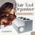 Acrylic Hair Tool Organizer, Hair Dryer Holder for Bathroom Countertop, Vanity Caddy Storage for Accessories
