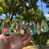 SANPLMG 6Pcs Crystal Sun Catcher Prisms, Suncatchers for Windows Hanging, AB Colored Chandelier Crystals Prisms