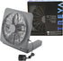 O2COOL Treva 10-Inch Portable Desktop Air Circulation Fan, 2 Speed, Compact Folding & Tilt Design, Graphite