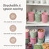 StarPack (2-Pack, 1 'Freeze The Day' Homemade Ice Cream Containers Quart) - Airtight Silicone Lids, BPA-Free Reusable