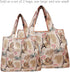 Large Reusable Nylon Grocery Tote Bag - Foldable Design