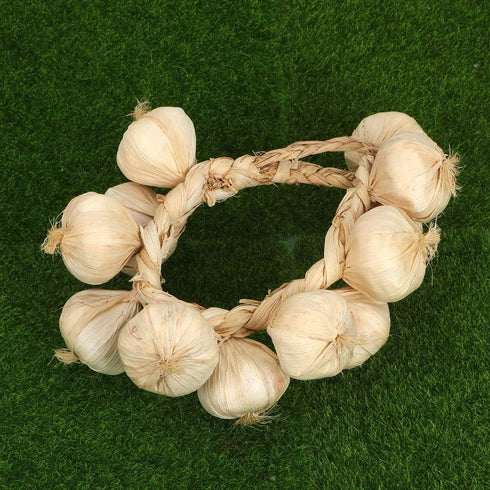 2 Pack SpeedDa Kitchen Garden Indoor Decor Artificial Garlic Strings for Home Office Decor