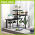 Countertop Counter BMOSU Kitchen Corner Shelf Organizer with Hooks Adjustable Spice Rack Corner Display Rack Shelf