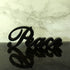 CVHOMEDECO. Matt Black Wooden Words Sign, Free Standing Peace Desk/Table/Shelf/Home Wall Decoration, 11 x 4-1/4 x 1 Inch