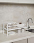 Nxconsu Cabinet Shelf Expandable Height Adjustable Organizer Riser for Kitchen Cabinet, Pantry, Under Sink