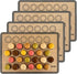 Macaron Baking Mats - Pack of 4, Half Sheet Size, Silicone Baking Sheets for Perfect Macarons & Cookies, Heat Resistant