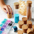 Juvale 12-Pack Bottle Cork Stoppers, Size 22 (1.7 In Top x 1.46 In Base x 1.49 In Height) Brown