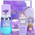 Gifts for Women, Mom, Wife, Girlfriend, Sister - Lavender Spa Gift Basket Set for Birthday, Christmas, Valentine's Day
