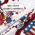 4th of July Patriotic Kitchen Towel, 100% Cotton Independence Day Gnome Quick Dry Stars and Stripes Flag Tea Towels