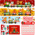 2025 Commodum Set, 24 Countdown Christmas Advent Calendar Gifts for Kids, Magnetic Wooden Animals Train Days Advent